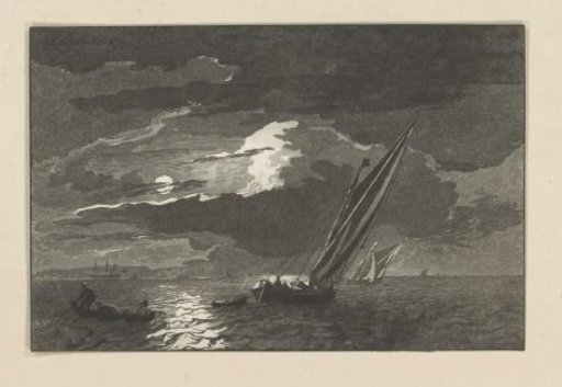 Seapiece with a Full Moon