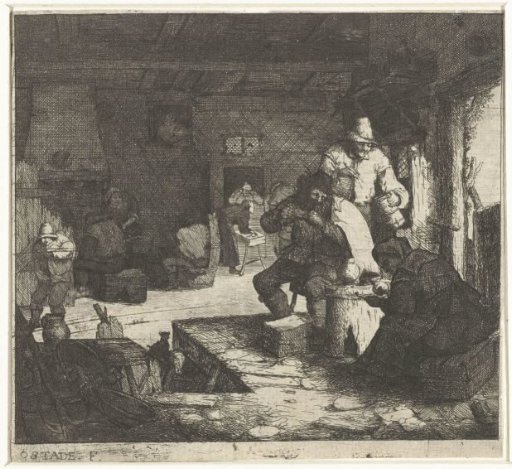 Smokers in an inn