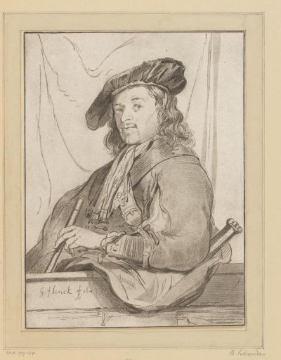 Man at a parapet