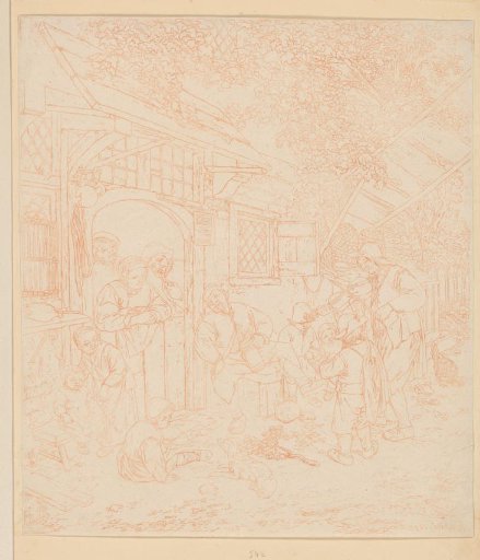 Violin Player in a Tavern