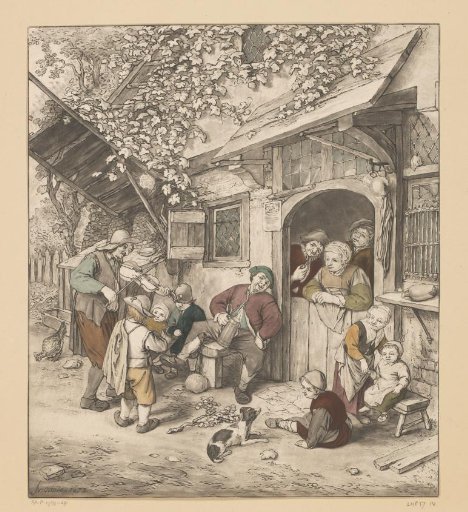 Violin Player in a Tavern