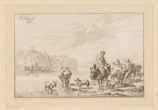 Woman on a Mule
