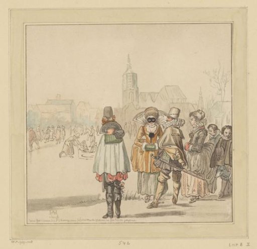 Elegant Company on the Ice