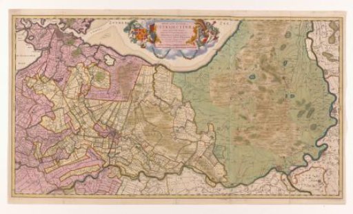 Map of the Province of Utrecht and the Veluwe