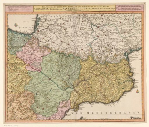 Map of Catalonia