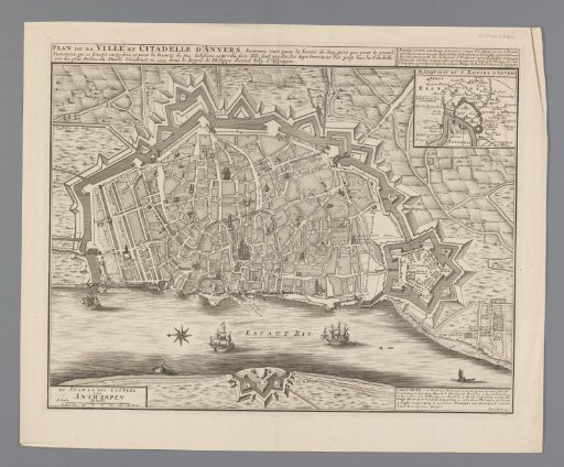 Plan of Antwerp and the Citadel