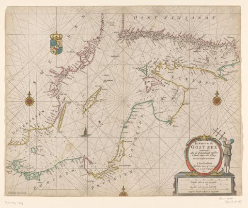 Sea Chart of the Baltic Sea