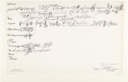 Fourth sheet of the facsimile of the Union of Brussels with signatures, 1577