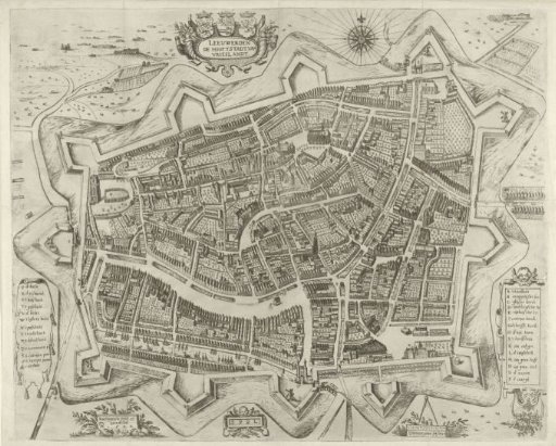 Plan of the City of Leeuwarden, 1622