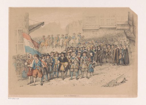 Historical procession on the occasion of the V.O.C.