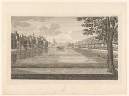 View of the Hofvijver in The Hague
