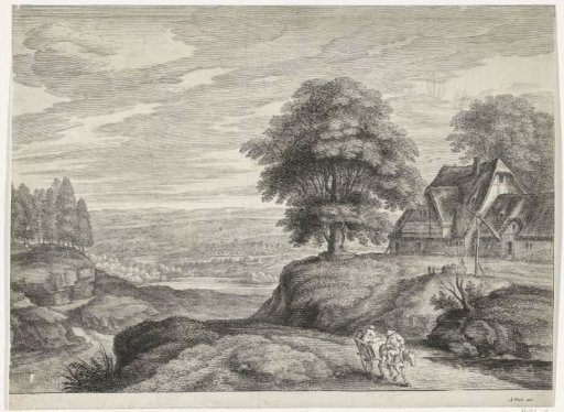 Landscape with a Farmer's Cart at a Farm