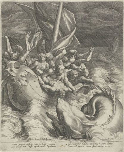 Jonah Thrown Overboard by the Fishermen