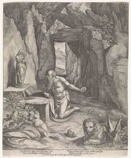 Saint Jerome in the cave