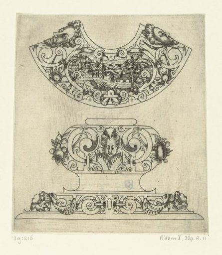 Foot of a dish