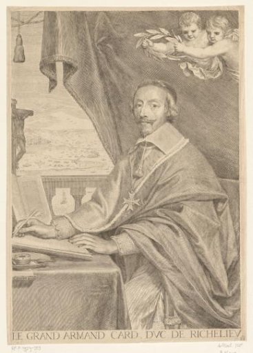 Portrait of Armand-Jean du Plessis, Duke of Richelieu