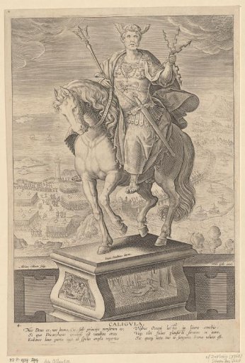 Portrait of Caligula, Emperor of the Roman Empire