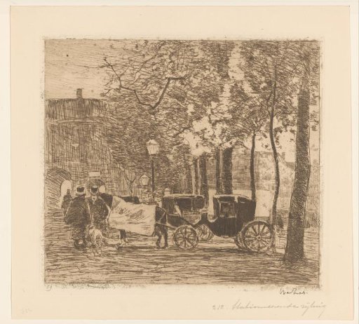 Carriages on the Buitenhof
