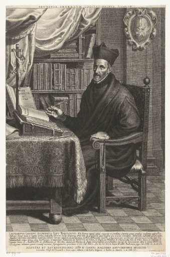 Portrait of Jesuit Leonardus Lessius