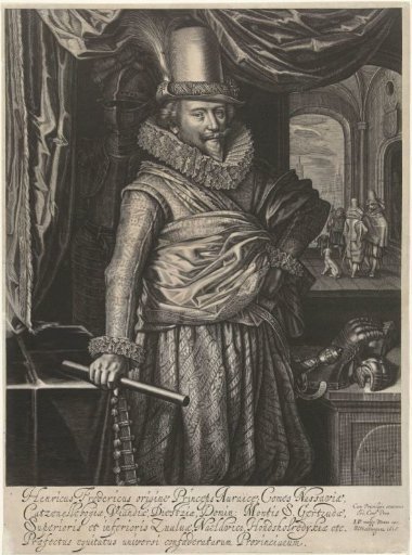 Portrait of Frederik Hendrik, prince of Orange-Nassau