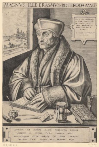 Portrait of Desiderius Erasmus
