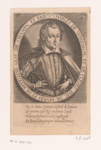 Portrait of Charles I Gonzaga, Duke of Mantua and Montferrat