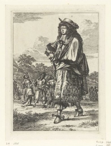 Figures à la Mode, no. 7: Man in a Rhingrave
