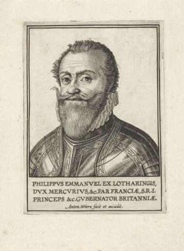 Portrait of Philippe Emmanuel de Lorraine, Duke of Mercoeur