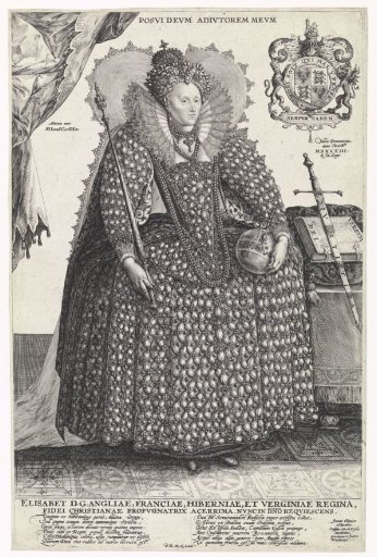 Portrait of Elizabeth I Tudor, Queen of England
