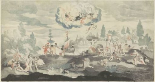 The Sun God Apollo Driving His Chariot Across the Sky