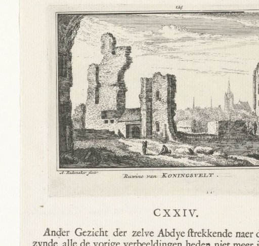 View of the Ruins of the Convent of Koningsveld, 1573