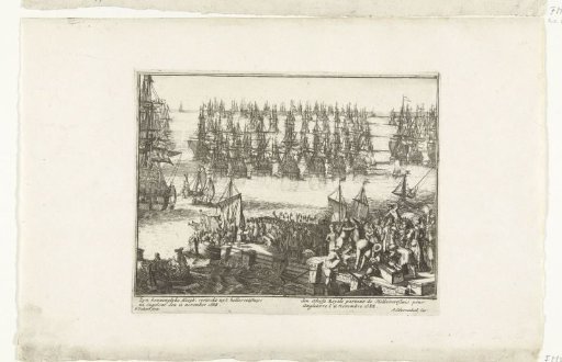 Departure of William III for England, 1688