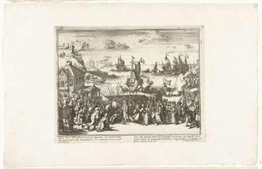 Reception of Princess Mary Stuart in England, 1689