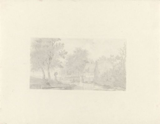 Forest Landscape with Watermill