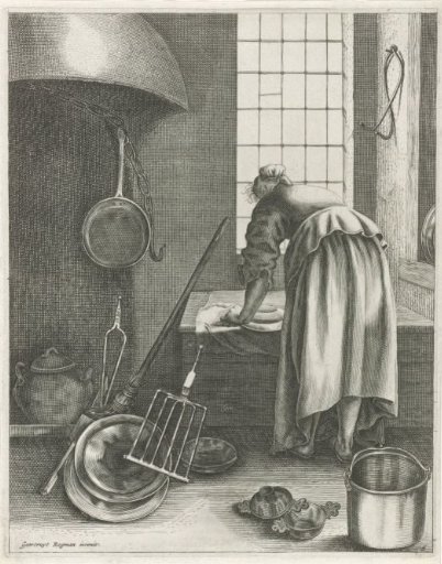Woman cleaning