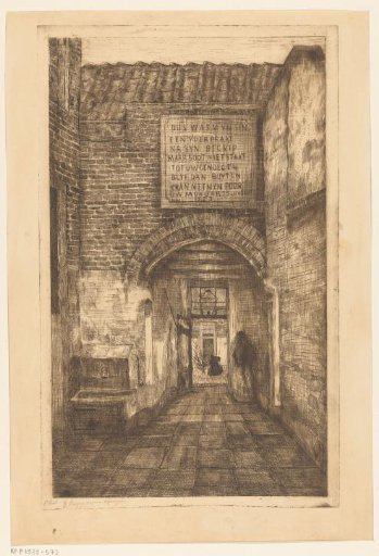 Samuel de Zee's Courtyard on the Doezastraat in Leiden