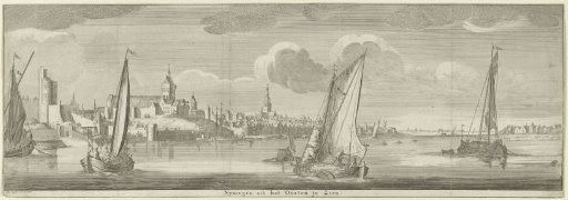 View of Nijmegen from the East