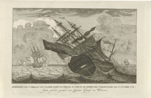 Wreck of the Ship De Unie, 1782