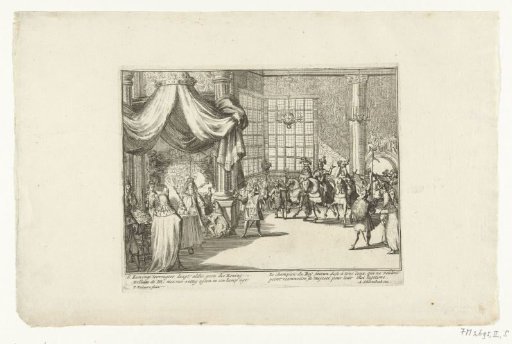 Ceremony in which the royal champion challenges anyone who disputes the legitimacy of the king's election, 1689