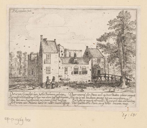 View of Berkenrode Castle near Heemstede