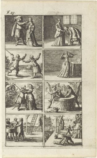 Narrative with depictions of murder and execution (F. 29.)