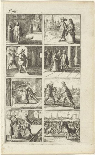 Narrative with depictions of murder and execution (F. 78.)