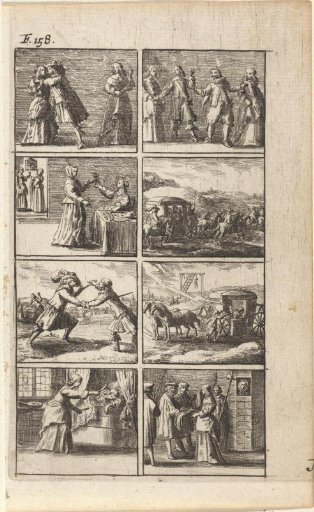 Narrative with depictions of murder and execution (F. 158.)
