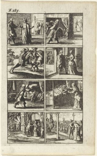 Narrative with depictions of murder and execution (F. 285.)