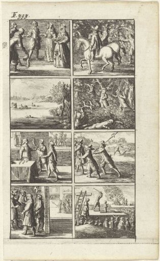 Story with scenes of murder and execution (F. 393.)