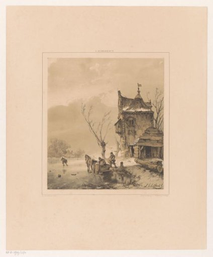 Men loading a sled
