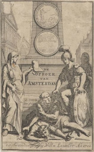 Allegorical figures for an obelisk
