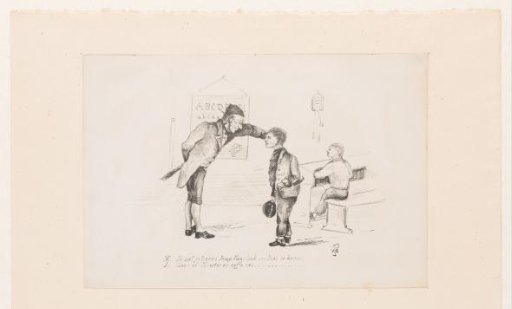 Teacher punishes a boy arriving late