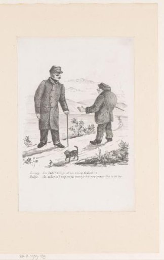 Two men in conversation