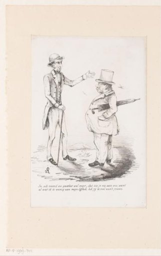 Two men in conversation